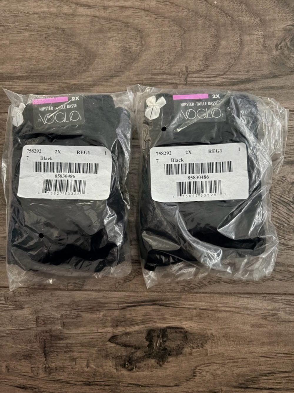 Viglio by Pennington’s  Black Hipster Briefs 2X